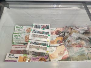 Freezer items at A Vegana JF in Juiz De Fora