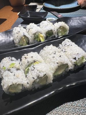 Uramaki vegetariano  at Hanami  in Pisa
