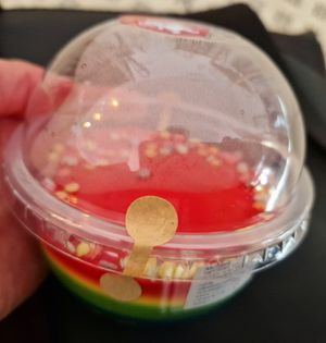 Pastís de galeta (lateral): és espectacular, encara que amb la foto no s'aprecia prou bé) at El Vegan's in Sabadell