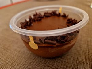 "Chesse"cake de xocolata at El Vegan's in Sabadell