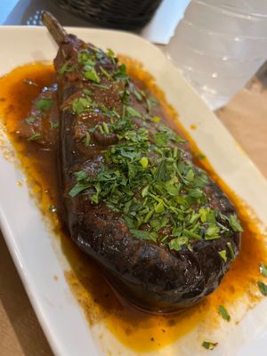 Imam di melanzane at Marathoriza Local Cuisine in Serifos