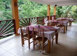 Sunshine restaurant at Sunshine Cottage in Roseau