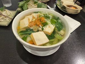 Vegan Vegetarian Pho at Saigon Dish in Lawndale