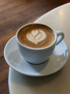 Oat milk cappuccino   at Keeper Coffee Co in Portland