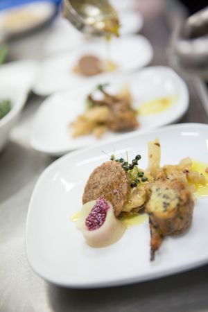 Every tuesday evening:  five course gastronomic menu at Bar Recyclart in Brussels