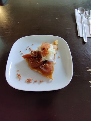 Pie at Bar Recyclart in Brussels