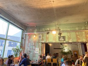 Decor   at Bar Recyclart in Brussels