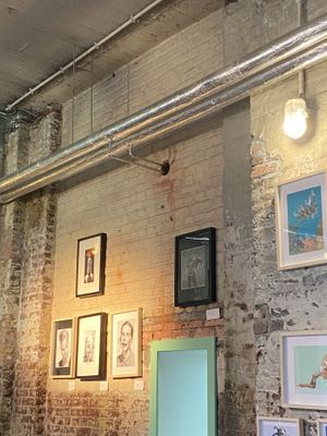 Decor  at Bar Recyclart in Brussels