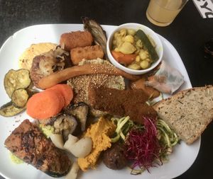 Mezze (lunch)  at Bar Recyclart in Brussels
