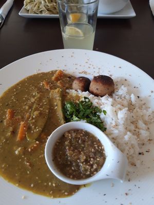 Curry coco at Bar Recyclart in Brussels