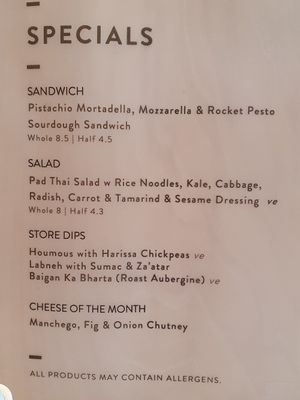 Specials at Kentish Town Stores in London