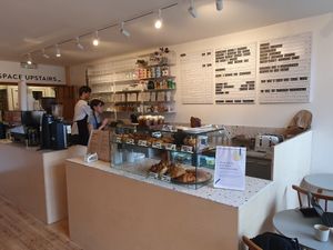 Counter at Kentish Town Stores in London