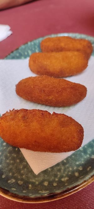 Croquetes, que bones! at Green & Burger in Sant Feliu De Guixols