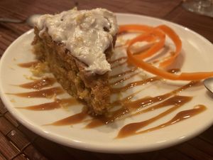 Carrot cake  at Green & Burger in Sant Feliu De Guixols