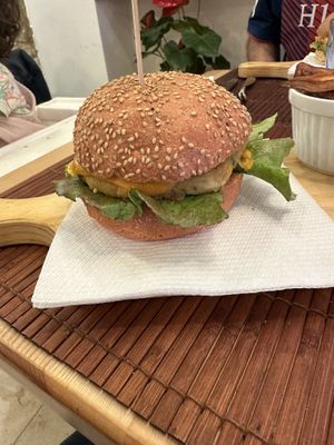 Happy burger  at Green & Burger in Sant Feliu De Guixols