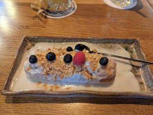 Sticky rice with mango at Loy Vegan in Trier