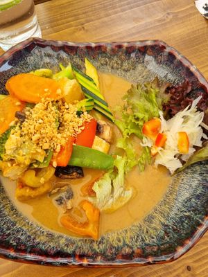 Tofu Sate at Loy Vegan in Trier