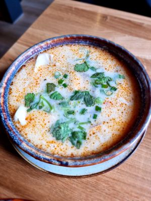 Coconut soup at Loy Vegan in Trier