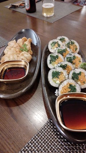 Entrées at Jeju Korean Bistro in Freiburg