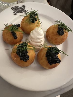 Pommes Dauphine  at Faubourg Daimant in Paris