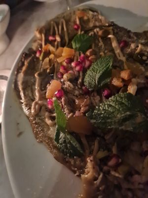 Carpaccio di melanzane, molto orientale at Faubourg Daimant in Paris