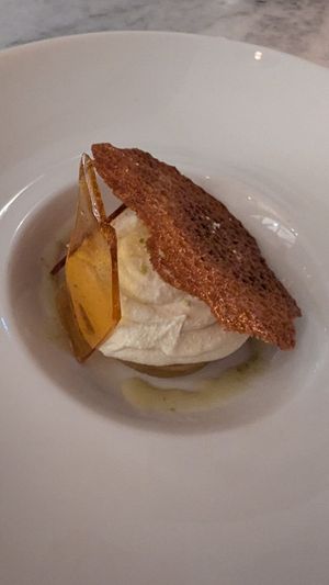 Candy Apple dessert at Faubourg Daimant in Paris