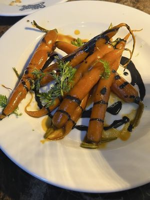 Carrots with barbecue sauce   at Faubourg Daimant in Paris