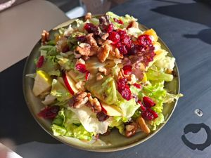 Detox Salad- delicious! at SunRose Beach Aparthotel in Corfu