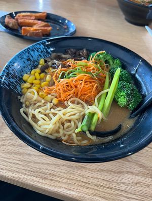 Vegan Miso Ramen 🍜   at Okasan Ramen in South Bend