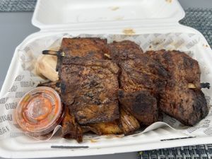 Anticuchos con rachi #Veganuary at Oiga in Lima