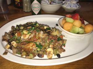 Vegan Veggie scramble  at Driftwood Cafe in South Lake Tahoe