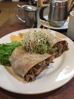 Vegan Burrito at Driftwood Cafe in South Lake Tahoe