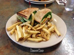 veggie sandwich at Driftwood Cafe in South Lake Tahoe