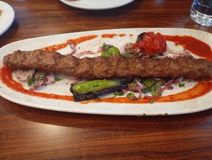 Vegan kebab at Antakya Mutfagi  in Istanbul