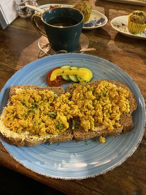 Vegan roerei  at Noni & Willy in Groningen
