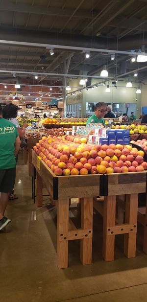 Beautifully laid put produce at Lazy Acres in Los Angeles