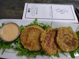 Fab cakes at Vibrant Beat Cafe in Fort Myers