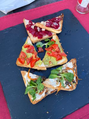 Vege Bruschetta at Arcobaleno in Medulin