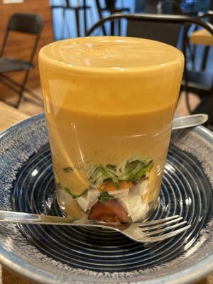 Raw Zucchini Spaghetti Salad  at Taaze' in Chennai