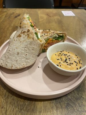 Crispy tofu wrap  at Taaze' in Chennai