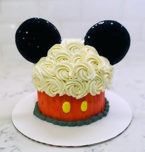Mickey Mouse giant cupcake  at Austin Kind Cakes in Austin