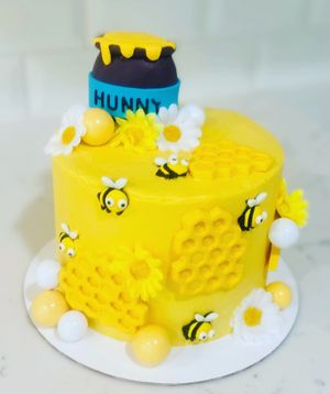 Honey Bee cake  at Austin Kind Cakes in Austin