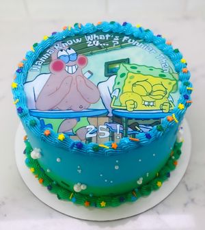 SpongeBob cake  at Austin Kind Cakes in Austin