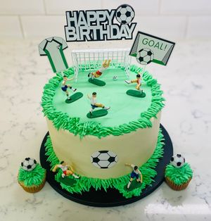 Soccer cake  at Austin Kind Cakes in Austin
