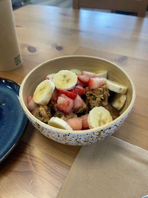 1/2 order Protein waffles  at Karma Cafe & Smoothie Bar in Waukesha