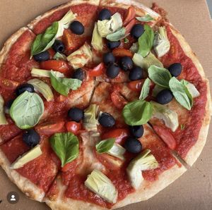 Vegan Pizzaa  at Pobbles Pizza in Swansea