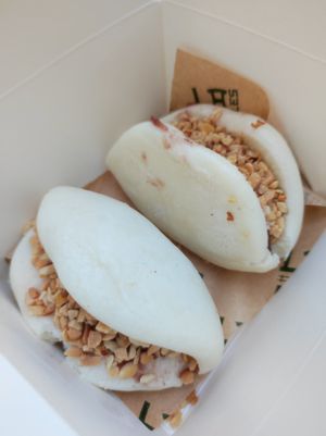 Bao with Azuki Jam  at Lala Noodles in Naples