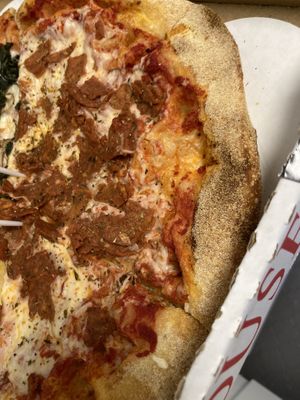 New York Style with Vegan Pepperoni  at Slice House in Thousand Oaks