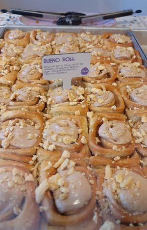 Vegan Bueno roll at Cinnamood Bonn in Bonn