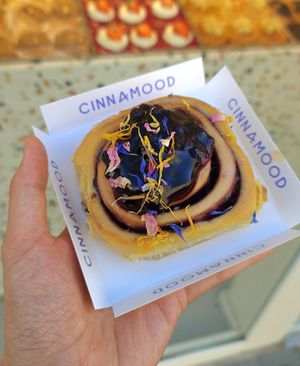 Blueberry roll (vegan) at Cinnamood Bonn in Bonn